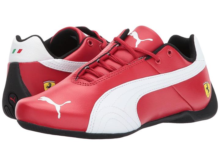 Puma Kids Sf Future Cat Jr (big Kid) (rosso Corsa/puma White) Kid's Shoes