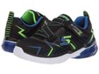 Skechers Kids Thermoflux (little Kid/big Kid) (black/blue/lime) Boy's Shoes