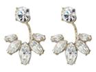 Marchesa Crystal Floater Earrings (gold) Earring