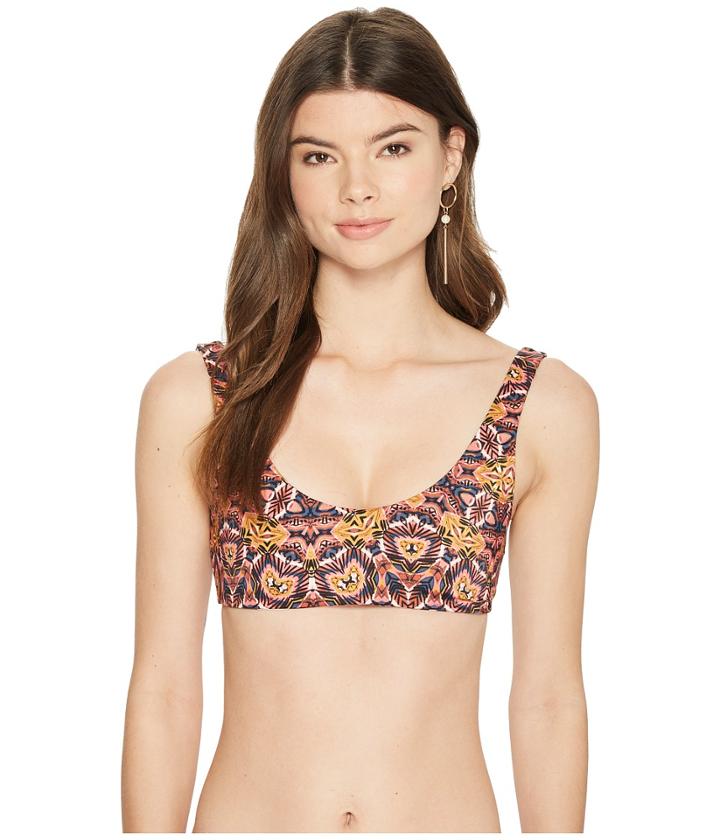 Billabong Sun Tribe Crop Tank Bikini Top (multi) Women's Swimwear