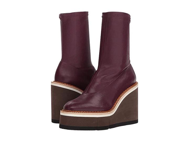 Clergerie Britt (aubergine Nappa Stretch) Women's Boots