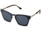 Balenciaga Ba0107 (rose Gold/havana/smoke) Fashion Sunglasses