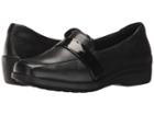 Aravon Winsor Moc (black Leather) Women's  Shoes