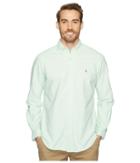 Polo Ralph Lauren Oxford Long Sleeve Sport Shirt (lime/white) Men's Clothing