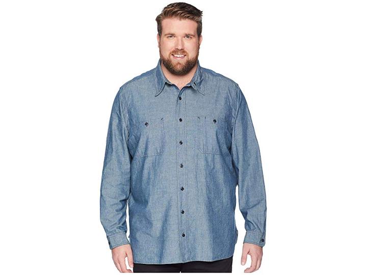Polo Ralph Lauren Big Tall Chambray Utility Sport Shirt (isaacs) Men's Clothing