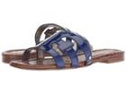 Sam Edelman Bay (nautical Blue Patent) Women's Slide Shoes