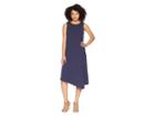 Nic+zoe Sweet Escape Dress (blue Print) Women's Dress