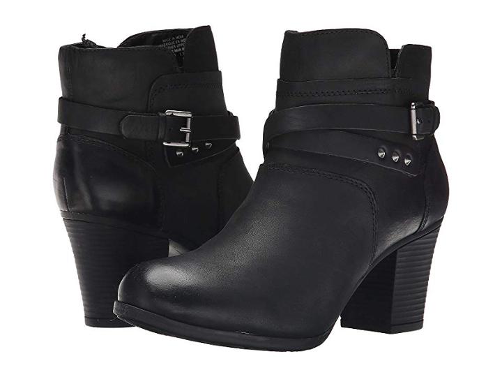 Rockport City Casuals Catriona Buckle Bootie (black Nubuck) Women's Boots