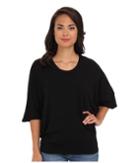 Culture Phit Scoop Neck Top (black) Women's Short Sleeve Pullover