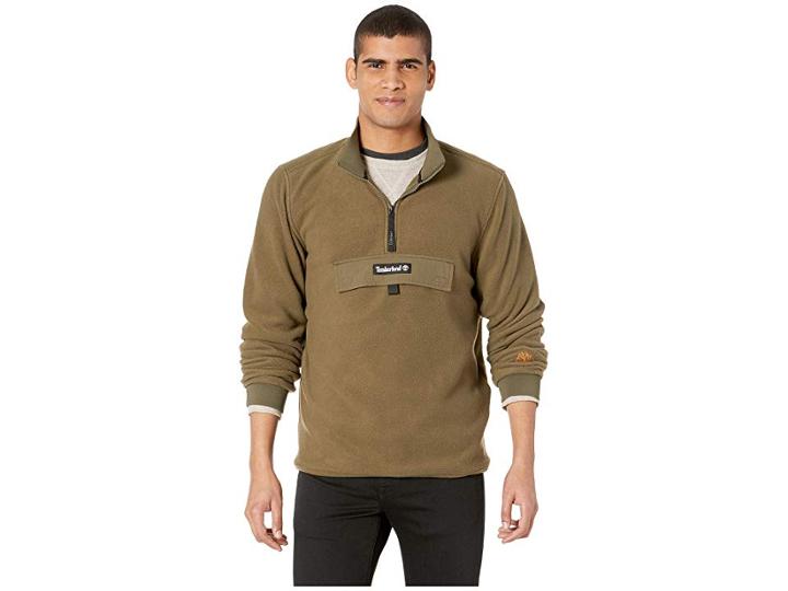 Timberland Polar Fleece 1/4 Zip (grape Leaf) Men's Fleece