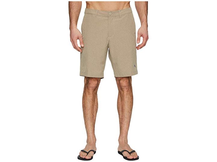 Tommy Bahama Cayman Isles 9-inch Hybrid Swim Trunk (dark Twill) Men's Swimwear