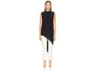 Sportmax Celia Drawstring Silk Tunic (black) Women's Coat