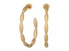 Rebecca Minkoff Sadie Beaded Hoop Earrings (gold) Earring