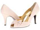 Nina Forbes (powder Sand Luster Satin) Women's Slip-on Dress Shoes