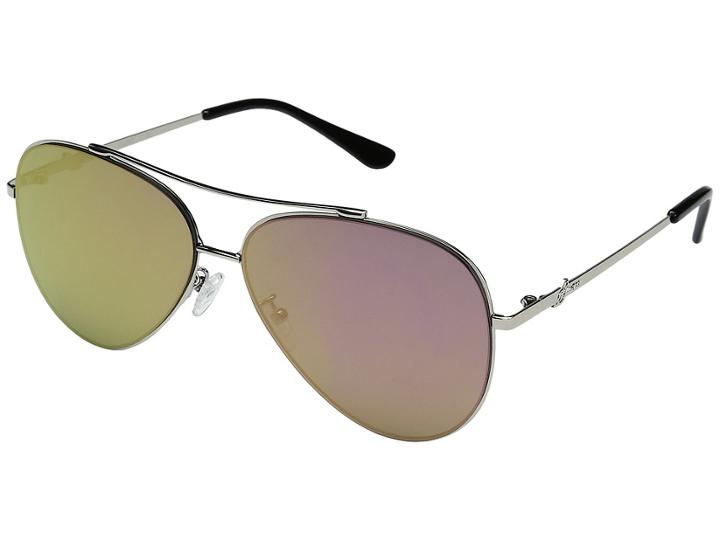 Guess Gf0301 (silver/rose Gold Mirror Lens) Fashion Sunglasses