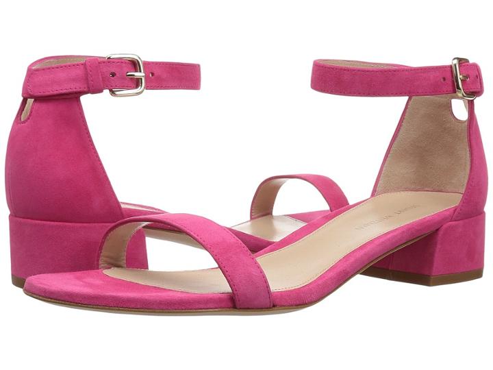 Stuart Weitzman Nudistjune (coral Luxe Suede) Women's Shoes