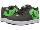 Dc Kids Court Graffik Elastic Ul Glow (toddler) (green/grey/white) Boys Shoes