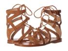 Frye Ruth Gladiator Short Sandal (sand Suede) Women's Sandals