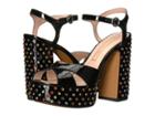 Marc Jacobs Lust Strass Platform Sandal (black Patent) Women's Shoes