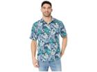 Tommy Bahama Let's Be Fronds Hawaiian Shirt (navy) Men's Clothing