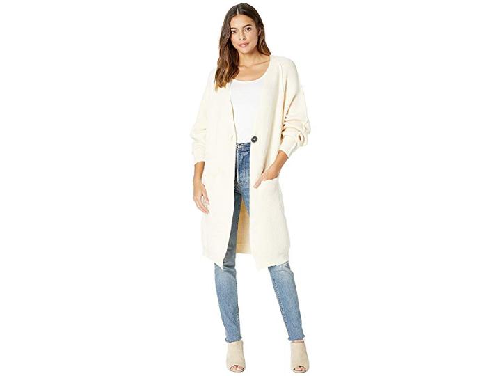 Free People Irreplaceable Cardi (ivory) Women's Sweater
