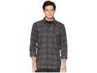 Rip Curl Ravin Long Sleeve Flannel (black) Men's Long Sleeve Button Up