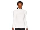 Spyder Echo Turtleneck Top (white/white) Women's Long Sleeve Pullover