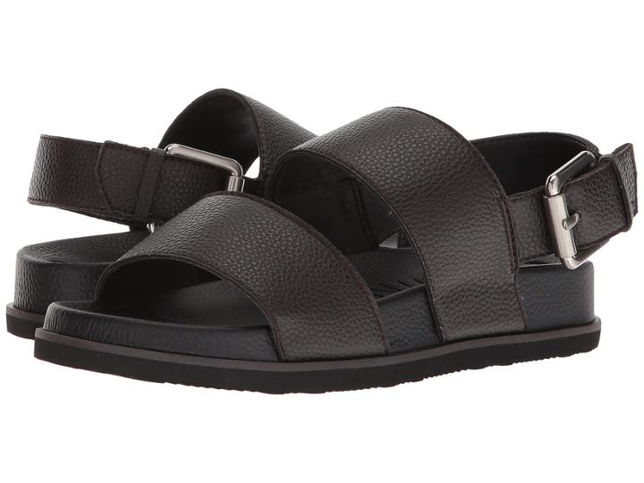 Calvin Klein Magnum (dark Brown Tumbled Smooth) Men's Shoes