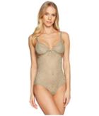 Else Paisley Soft Cup Triangle Bodysuit (eucalyptus) Women's Jumpsuit & Rompers One Piece