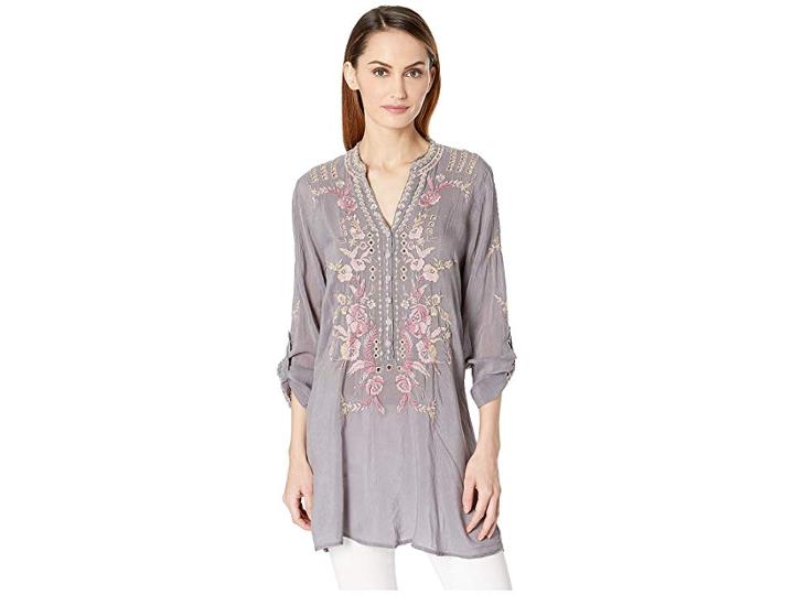 Johnny Was Clio Tunic (cloudburst) Women's Clothing