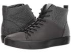 Ecco Soft 8 High Top (magnet/black/magnet) Men's Lace Up Casual Shoes