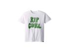 Rip Curl Kids Ghoul Premium Tee (big Kids) (white) Boy's T Shirt