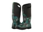 Bogs Classic Tall Winter Floral (dark Gray Multi) Women's Boots