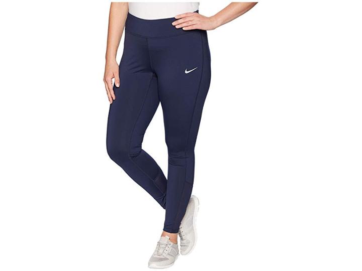 Nike Power Racer Tight (size 1x-3x) (obsidian/obsidian) Women's Casual Pants
