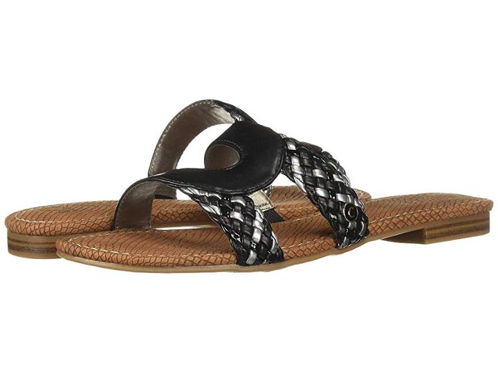 Circus By Sam Edelman Betty (black/pewter Smooth Atanado Veg/patent/new Metal Grain) Women's Shoes