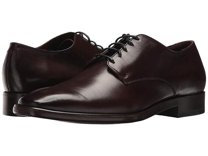 Frye Weston Oxford (dark Brown Smooth Veg Calf) Men's Lace Up Casual Shoes