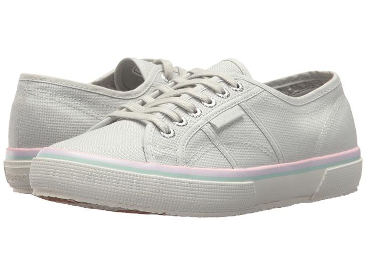 Superga 2750 Cotw 3 Stripe Sneaker (aluminum) Women's Shoes