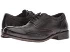 Bed Stu Corsico (corte Black Plantilla Betta) Men's Lace Up Wing Tip Shoes