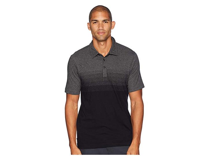 Travismathew Smoothie Machine Polo (black) Men's Short Sleeve Knit