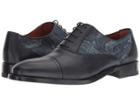 Etro Paisley Printed Cap Toe Oxford (navy) Men's Shoes