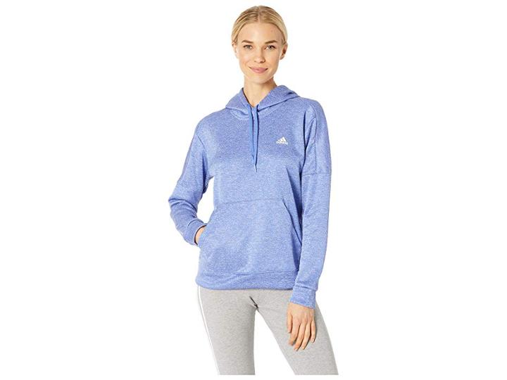 Adidas Team Issue Pullover Hoodie (real Lilac) Women's Sweatshirt
