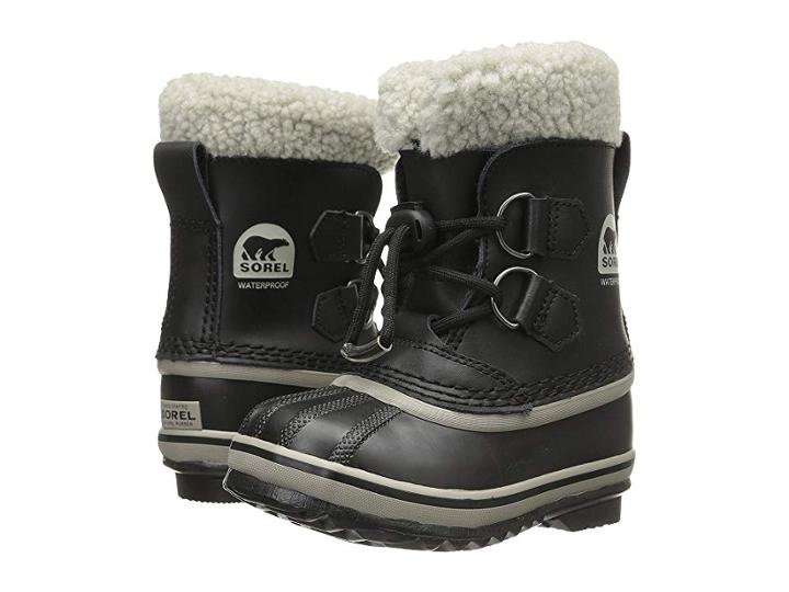 Sorel Kids Yoot Pactm Tp (toddler/little Kid) (black) Kids Shoes
