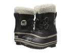 Sorel Kids Yoot Pactm Tp (toddler/little Kid) (black) Kids Shoes