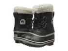 Sorel Kids Yoot Pactm Tp (toddler/little Kid) (black) Kids Shoes