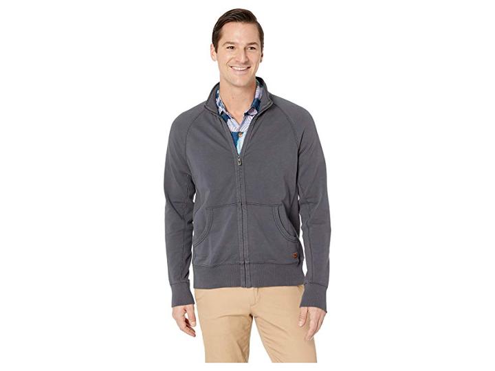 Tommy Bahama Ben Terry Coast Full Zip (night Swim) Men's Sweater