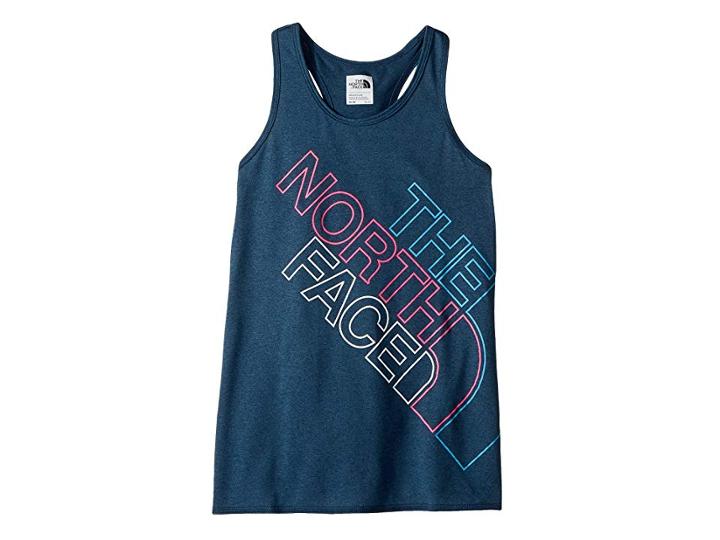 The North Face Kids Peak Tank Top (little Kids/big Kids) (blue Wing Teal Heather (prior Season)) Girl's Sleeveless
