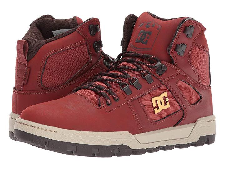 Dc Spartan High Wr Boot (burnt Henna/white) Men's Boots