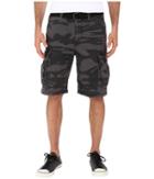 Unionbay Survivor Camo Cargo Short (black Camo) Men's Casual Pants