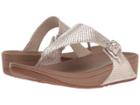 Fitflop The Skinny (silver Snake) Women's Sandals