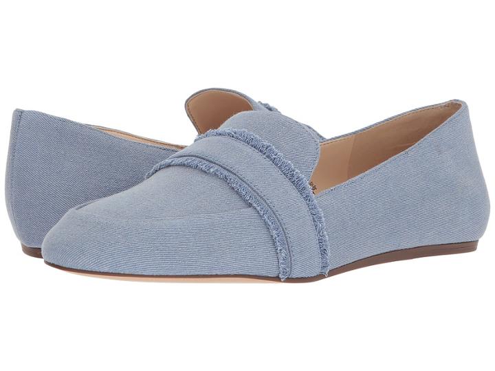 Nine West Baruti Loafer (chambray Soft Denim) Women's Flat Shoes